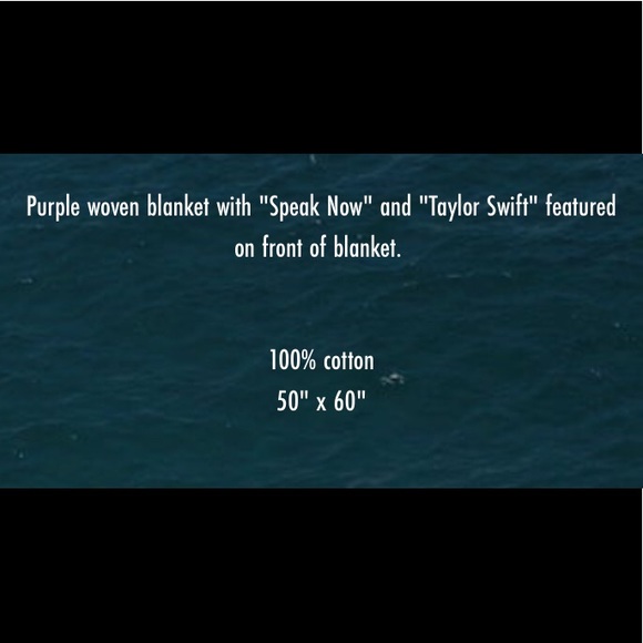 Taylor Swift Speak Now 2022 TV Blanket - Picture 6 of 6